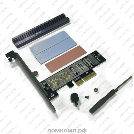 Адаптер SSD PCI-E M.2 JEYI Starfish 2X4 недорого. домкомп.рф